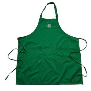 Starbucks Barista Apron in Green One Size Costume Prop Cooking